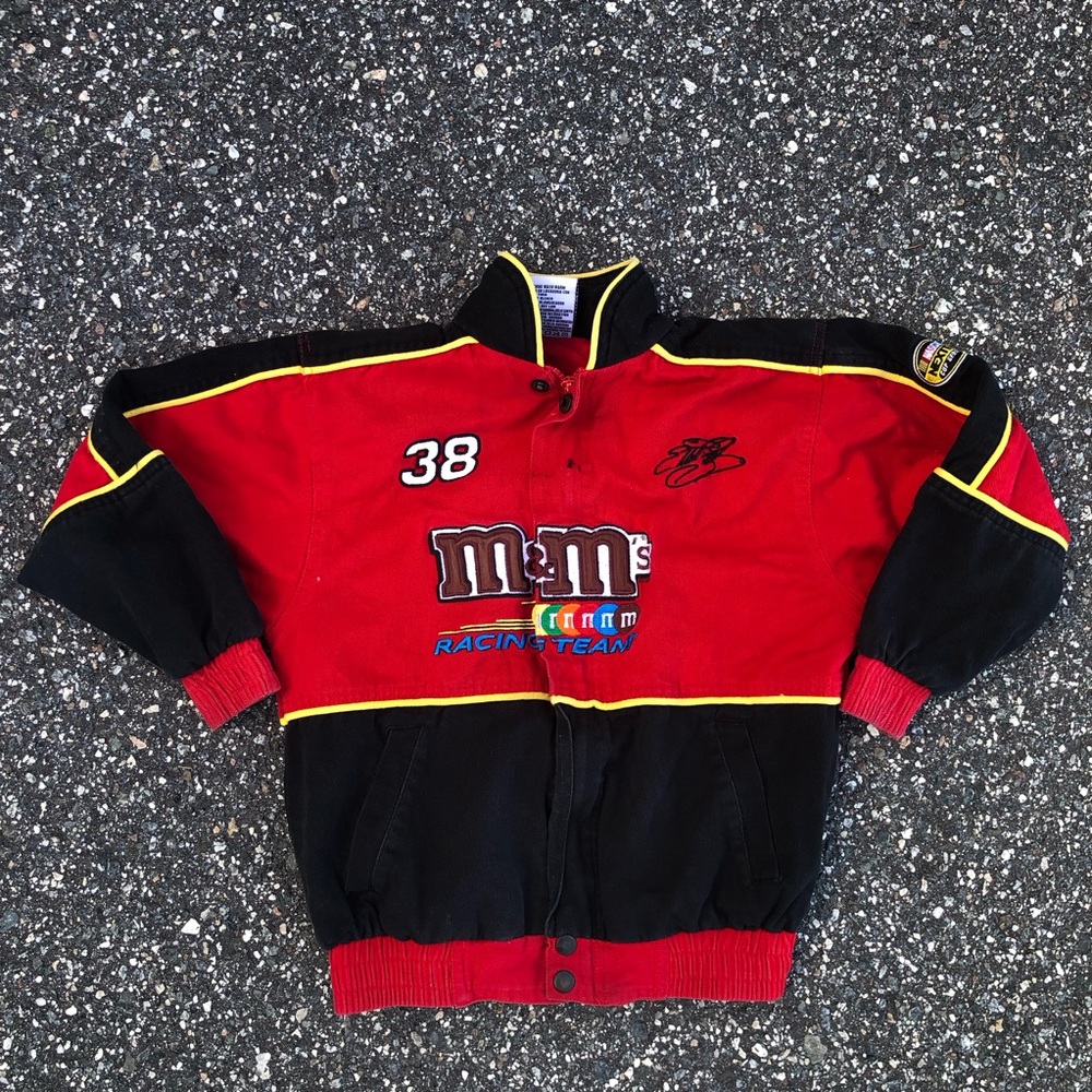 Winners Circle M&M Racing Team #38 Elliot Sadler Nascar Jacket Youth Medium